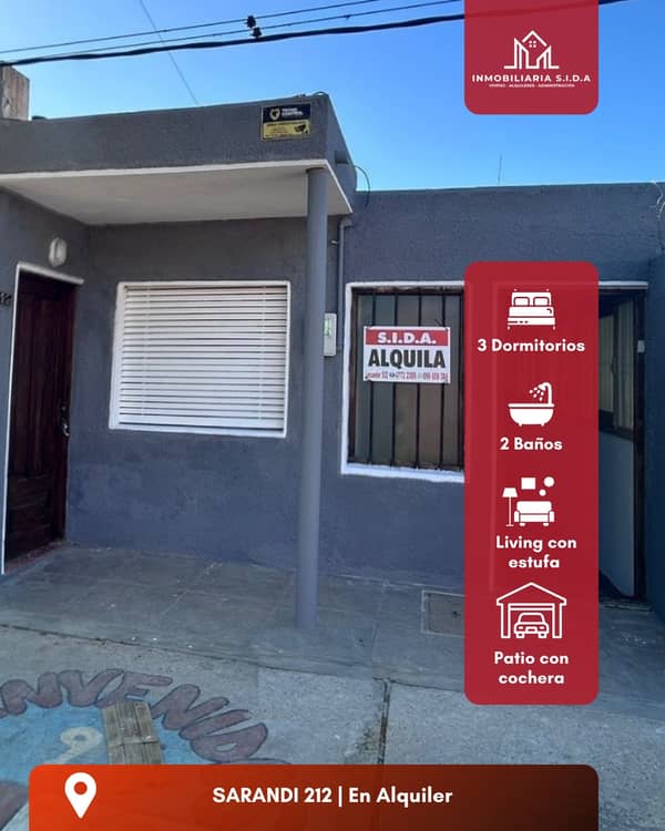 Alquiler / SARANDI 212 / Artigas